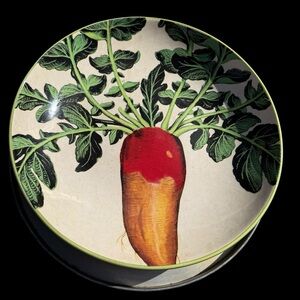 2012 Williams-Sonoma Farmers Market Carrot Vegetable Pasta Serving Bowl 13.75in